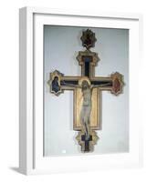 Painted Crucifix-Pietro Lorenzetti-Framed Giclee Print