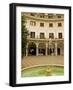 Painted Decorated Arch Gallery and Fountain of the Plaza Del Cabildo, Seville, Andalucia, Spain-Guy Thouvenin-Framed Photographic Print