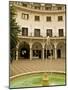 Painted Decorated Arch Gallery and Fountain of the Plaza Del Cabildo, Seville, Andalucia, Spain-Guy Thouvenin-Mounted Photographic Print