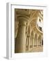 Painted Decorated Arch Gallery of the Plaza Del Cabildo, Seville, Andalucia, Spain, Europe-Guy Thouvenin-Framed Photographic Print