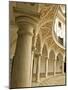 Painted Decorated Arch Gallery of the Plaza Del Cabildo, Seville, Andalucia, Spain, Europe-Guy Thouvenin-Mounted Photographic Print