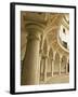 Painted Decorated Arch Gallery of the Plaza Del Cabildo, Seville, Andalucia, Spain, Europe-Guy Thouvenin-Framed Photographic Print