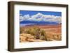 Painted Desert Boulders Yellow Sandstone La Salle Mountains Arches National Park Moab Utah-BILLPERRY-Framed Photographic Print