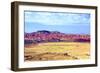 Painted Desert Landscape-Douglas Taylor-Framed Photographic Print