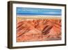 Painted Desert - Petrified Forest National Park-Lantern Press-Framed Art Print