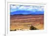 Painted Desert Yellow Grass Lands Orange Sandstone La Salle Mountains Arches National Park Moab Uta-BILLPERRY-Framed Photographic Print