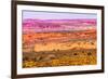 Painted Desert Yellow Grass Lands Orange Sandstone Red Moab Fault Arches National Park Moab Utah-BILLPERRY-Framed Photographic Print