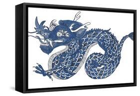 Painted Dragon-null-Framed Stretched Canvas