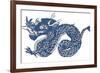 Painted Dragon-null-Framed Giclee Print