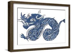 Painted Dragon-null-Framed Giclee Print