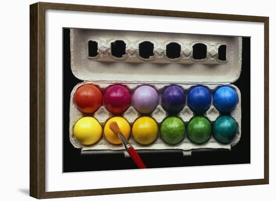 Painted Easter Eggs-Bo Zaunders-Framed Photographic Print