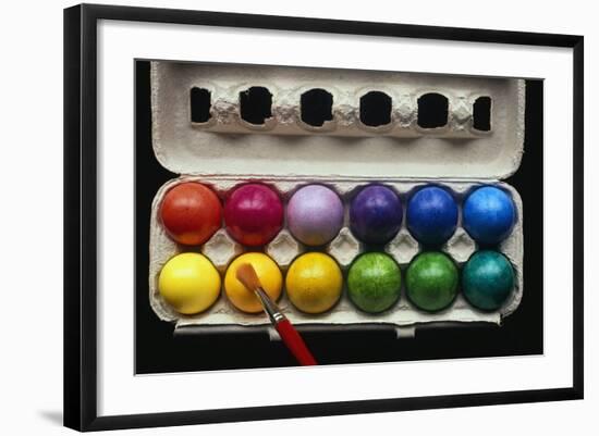 Painted Easter Eggs-Bo Zaunders-Framed Photographic Print