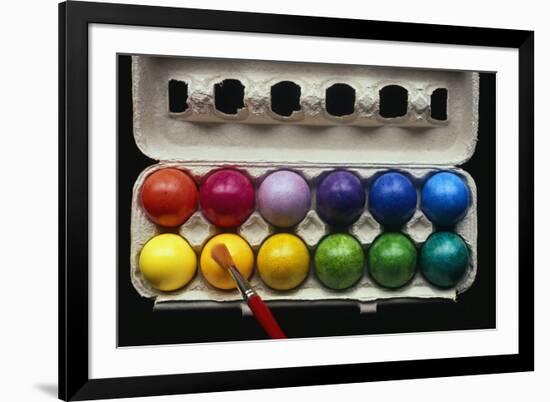 Painted Easter Eggs-Bo Zaunders-Framed Photographic Print