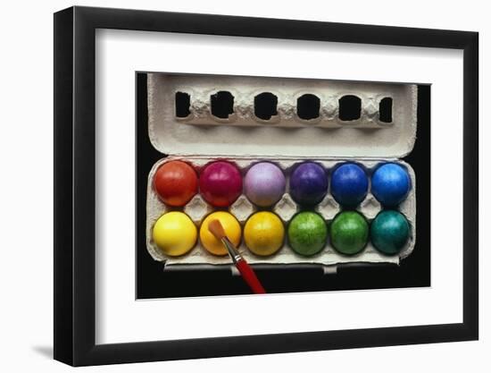 Painted Easter Eggs-Bo Zaunders-Framed Photographic Print