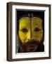 Painted Face of Native in the Huli Wigmen Tribe, Tari, Papua New Guinea-Bill Bachmann-Framed Photographic Print