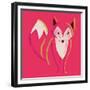 Painted Fox-null-Framed Giclee Print