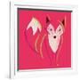 Painted Fox-null-Framed Giclee Print