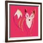 Painted Fox-null-Framed Giclee Print