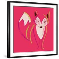 Painted Fox-null-Framed Giclee Print