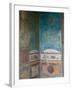 Painted Frescoes, Pompei, Campania, Italy-Walter Bibikow-Framed Photographic Print