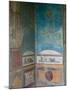 Painted Frescoes, Pompei, Campania, Italy-Walter Bibikow-Mounted Photographic Print