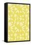 Painted Garden Yellow Floral-Jyotsna Warikoo-Framed Stretched Canvas