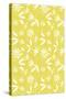 Painted Garden Yellow Floral-Jyotsna Warikoo-Stretched Canvas