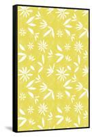 Painted Garden Yellow Floral-Jyotsna Warikoo-Framed Stretched Canvas