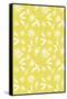 Painted Garden Yellow Floral-Jyotsna Warikoo-Framed Stretched Canvas