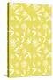 Painted Garden Yellow Floral-Jyotsna Warikoo-Stretched Canvas