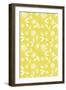 Painted Garden Yellow Floral-Jyotsna Warikoo-Framed Giclee Print