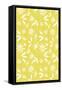 Painted Garden Yellow Floral-Jyotsna Warikoo-Framed Stretched Canvas