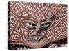 Painted Geometric Mask, Zimbabwe-Claudia Adams-Stretched Canvas