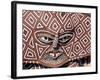 Painted Geometric Mask, Zimbabwe-Claudia Adams-Framed Photographic Print