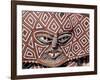 Painted Geometric Mask, Zimbabwe-Claudia Adams-Framed Photographic Print