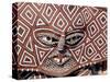 Painted Geometric Mask, Zimbabwe-Claudia Adams-Stretched Canvas