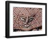 Painted Geometric Mask, Zimbabwe-Claudia Adams-Framed Photographic Print