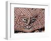 Painted Geometric Mask, Zimbabwe-Claudia Adams-Framed Photographic Print