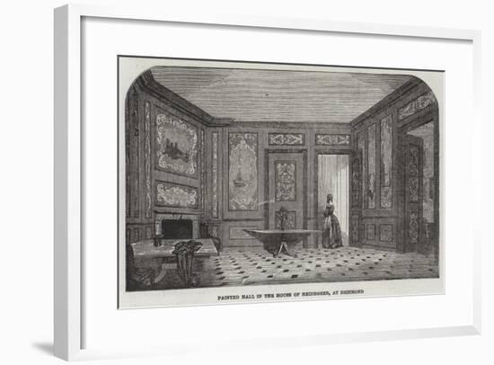 Painted Hall in the House of Heidegger, at Richmond-null-Framed Giclee Print