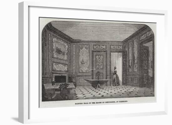 Painted Hall in the House of Heidegger, at Richmond-null-Framed Giclee Print