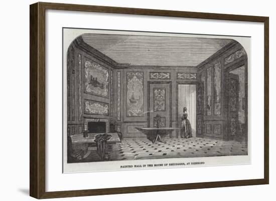 Painted Hall in the House of Heidegger, at Richmond-null-Framed Giclee Print