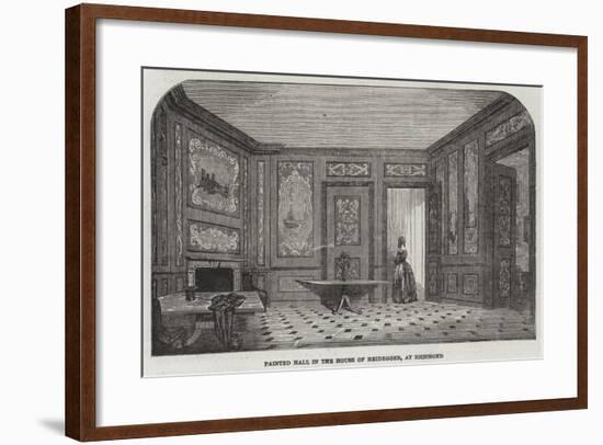 Painted Hall in the House of Heidegger, at Richmond-null-Framed Giclee Print