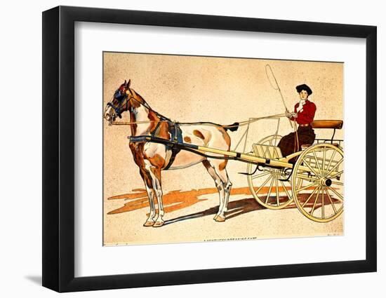 Painted Harness Pony-Edward Penfield-Framed Giclee Print