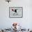 Painted heart Thrower-Banksy-Framed Giclee Print displayed on a wall