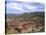 Painted Hills from the Heights, John Day Fossil Beds National Monument, Mitchell, Oregon, USA-Michel Hersen-Stretched Canvas