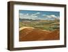 Painted Hills, John Day Fossil Beds National Monument, Mitchell, Oregon, USA.-Michel Hersen-Framed Photographic Print