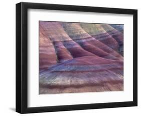 Painted Hills, John Day Fossil Beds National Monument, Oregon, USA-Charles Gurche-Framed Photographic Print