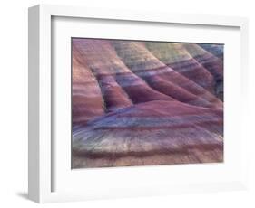 Painted Hills, John Day Fossil Beds National Monument, Oregon, USA-Charles Gurche-Framed Photographic Print