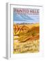 Painted Hills - John Day Fossil Beds, Oregon-Lantern Press-Framed Art Print