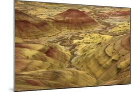 Painted Hills, Mitchell, Oregon, USA-Michel Hersen-Mounted Photographic Print